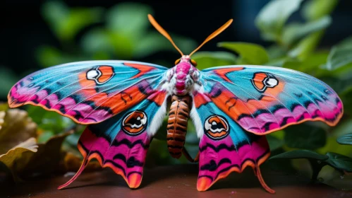 Exquisite Butterfly Sculpture in Nature