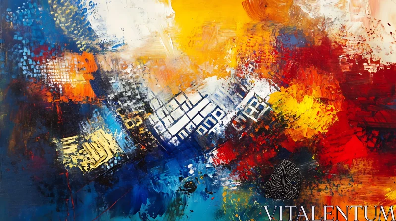 AI ART Vivid Abstract Composition