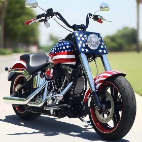 Stars and Stripes Motorcycle