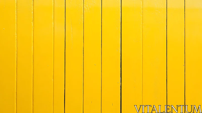 Vertical Yellow Wood Panel Background AI Image