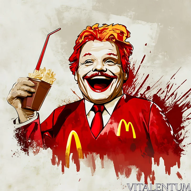 AI ART Stylized Ronald Character Art