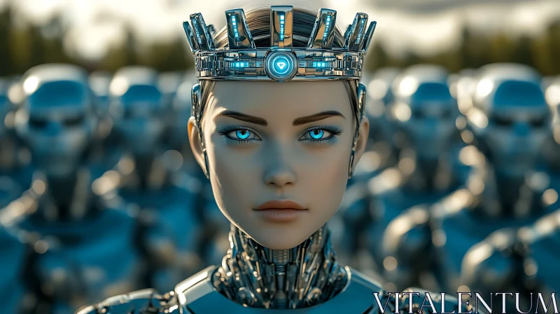 Future Cyborg Leader AI Image