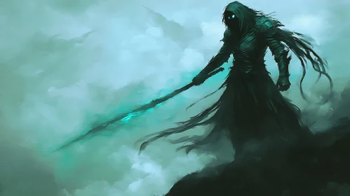 Spectral Warrior on Misty Peak