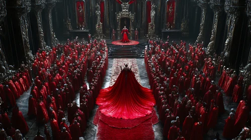 Red Robes in Dark Architecture