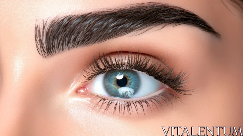 Mesmerizing Close-Up of a Woman's Eye | Beauty Photography AI Image