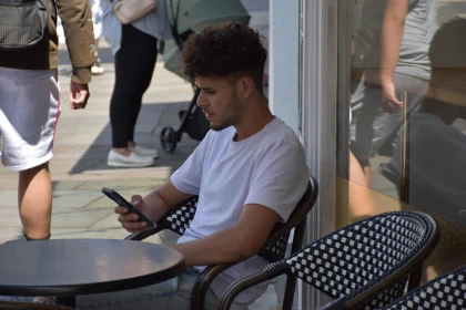 Street Life: Cafe Reflection