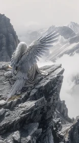 Angel Overlooking Mountain Vista