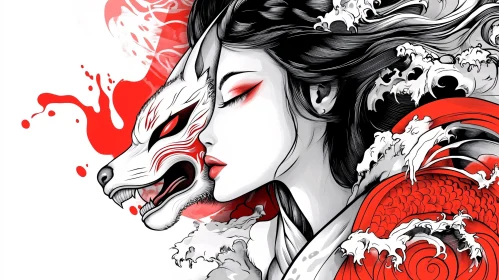 Mystic Woman and Fox Spirit