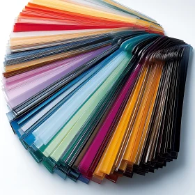 Chromatic Fan: An Abstract Color Composition