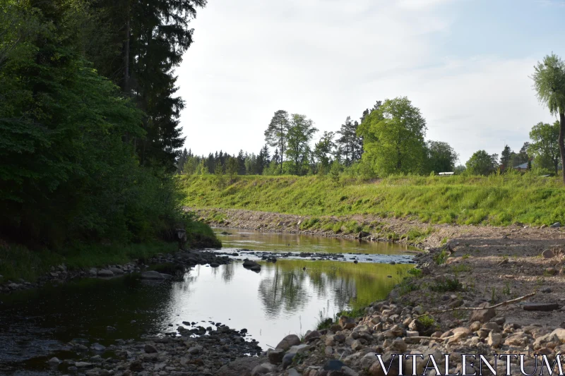 PHOTO Tranquil River Scene