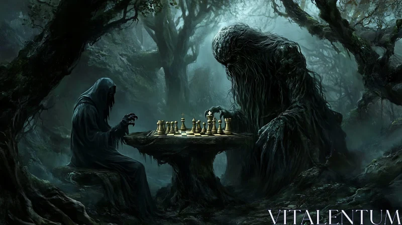 AI ART A Grim Chess Game