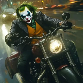 Clown on Motorcycle