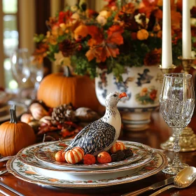 Festive Autumn Table Arrangement
