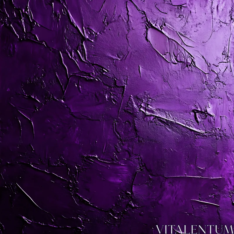 AI ART Deep Purple Textural Artwork