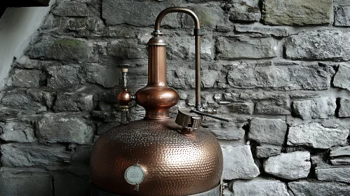 Vintage Copper Still Art Photo