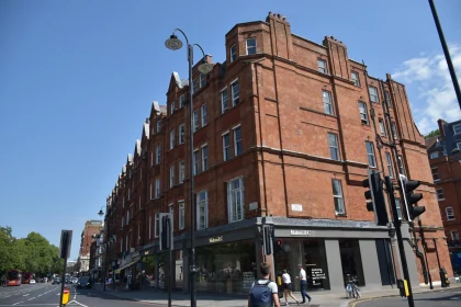 Brick Building in Urban Area