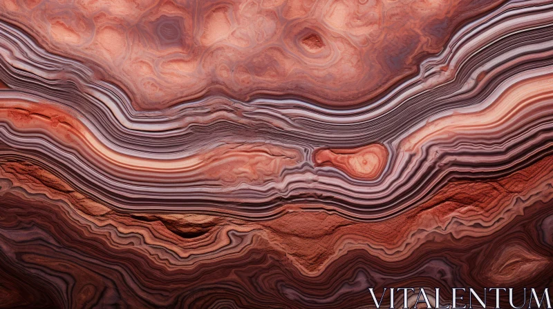 Remarkable Multilayered Abstract Red Rock Texture AI Image