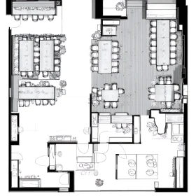 Architectural Layout of Interior Space