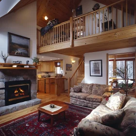 Warm and Inviting Living Room Interior