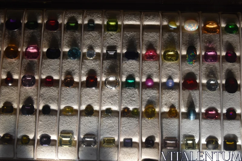 PHOTO Colorful Gems on Display