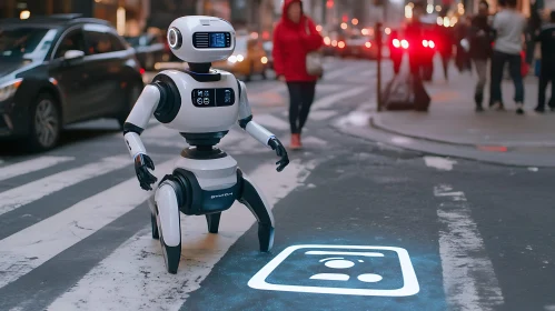 City Robot Crossing