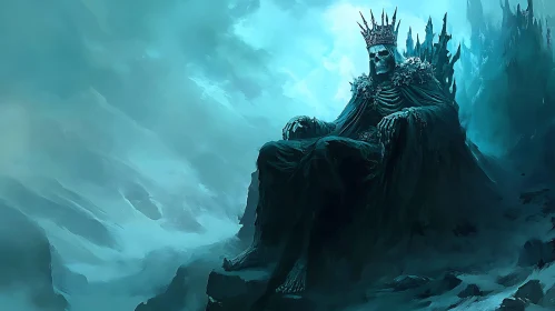 Throne of Bones: A Skeletal Monarch