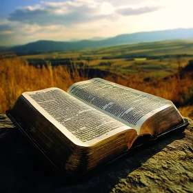 Book on a Stone