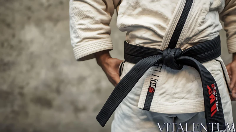 Mastery Embodied: The Martial Artist's Attire AI Image