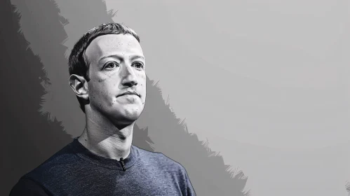 Mark Zuckerberg Digital Art