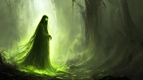 Green Wraith in Forest