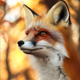 Red Fox Close-Up