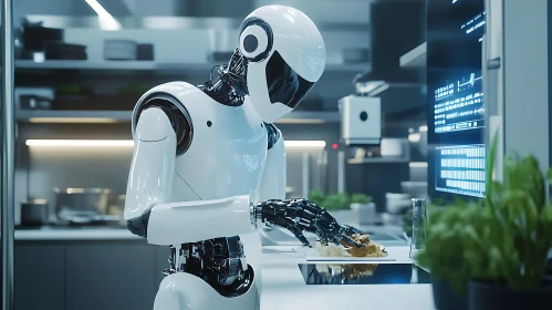 Culinary Android: A Kitchen Scene