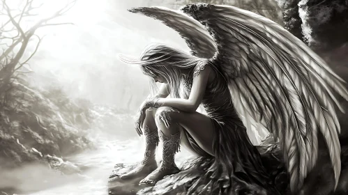 Fallen Angel Art Print