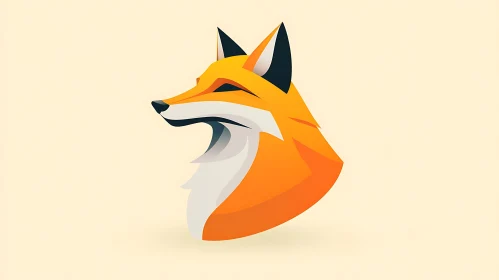 Geometric Fox Illustration