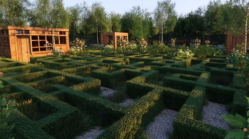 Green Maze in the Garden