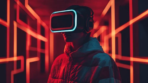 Neon VR Headset Immersion