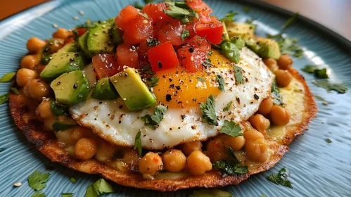 Tasty Morning Egg and Avocado Taco