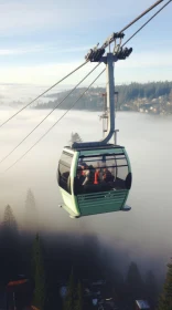 Enchanting Gondola Ride: Misty Adventure in Vancouver