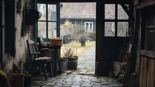 Rustic Home Entrance