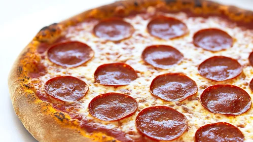 Hot and Fresh Pepperoni Pizza