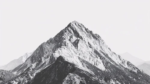 Monochrome Mountain Peaks