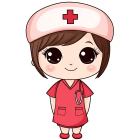 Cartoon Nurse Character Design