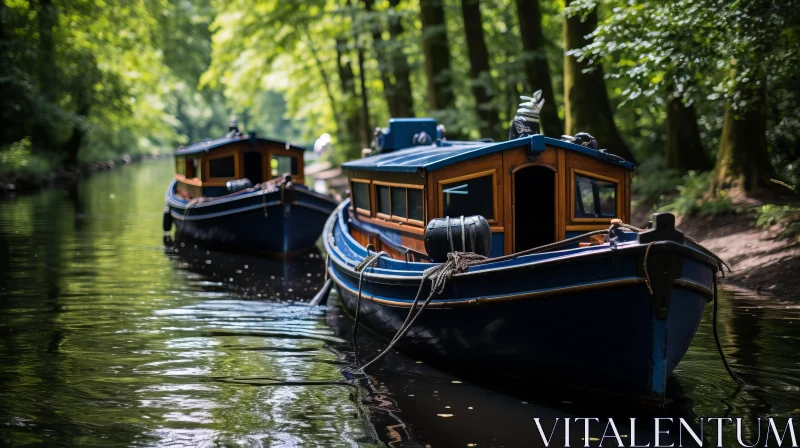 Captivating Image of Wooden Boats in Dutch Tradition | Leica M10 AI Image