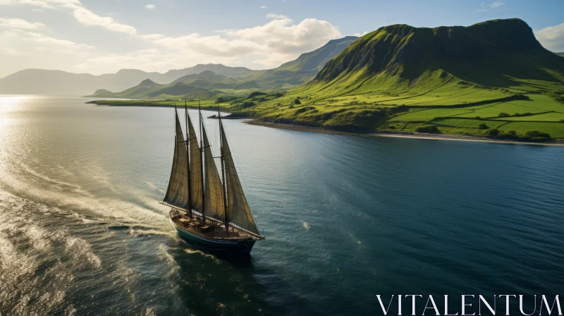 Sailing Adventure in Scottish Landscapes | Stunning 8k Resolution AI Image