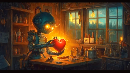 Mechanical Heart: A Robot's Affection