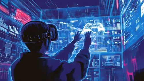Virtual Reality Interface Interaction