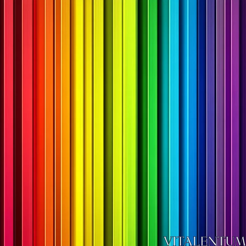 Colorful Gradient: Abstract Rainbow Spectrum AI Image