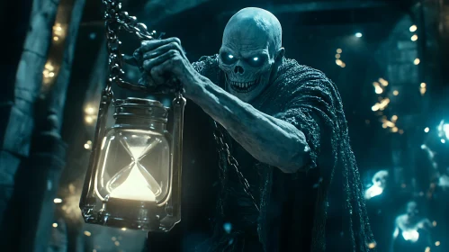 Grim Reaper with Time Keeper