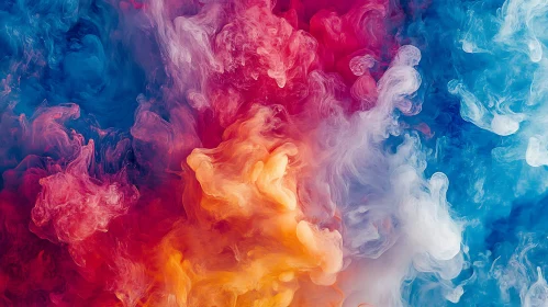 Abstract Cloud of Colors