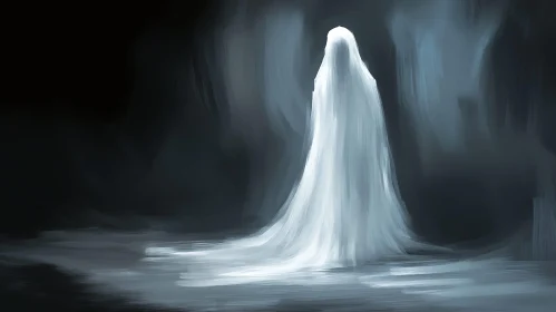 White Spectral Apparition in the Dark